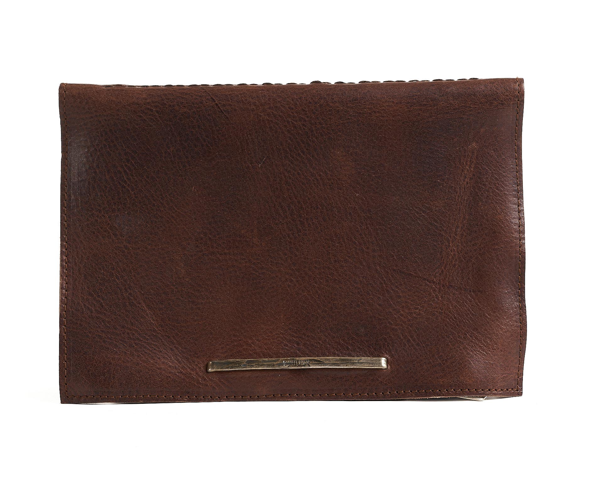 daniele basta leather and silver bags - FRONT